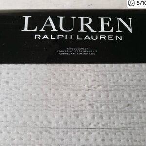 Ralph Lauren White Quilted Coverlet quilt
